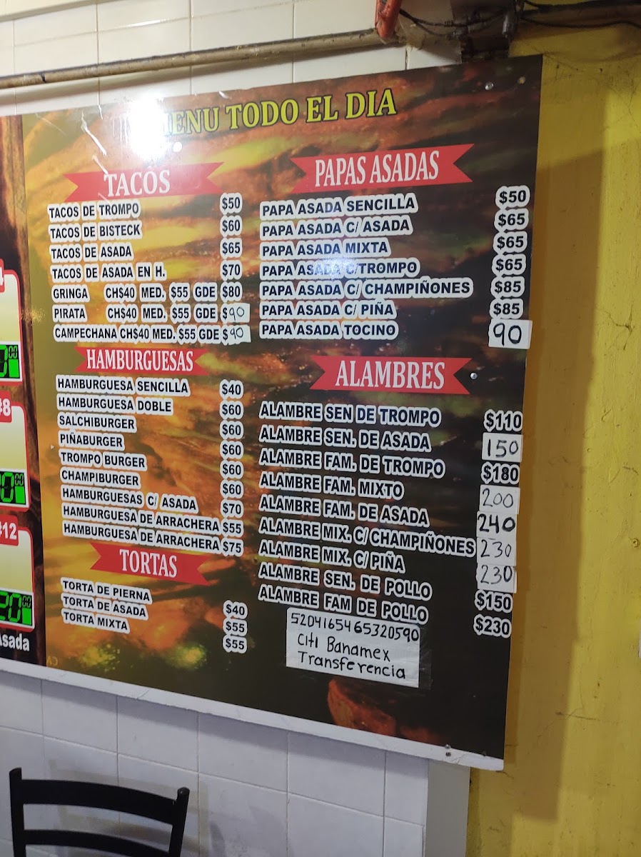 El Monchito Menu - Image 3