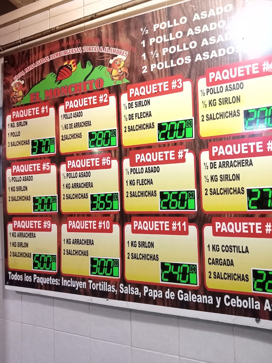El Monchito Menu - Image 4
